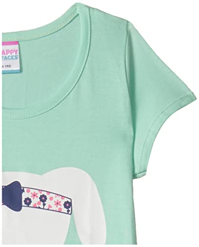 Image of MOMS LOVE Girl's Regular Baby and Toddler T-Shirt Set (HFC110126XXGTST Multicolor 5 03-04YRS)