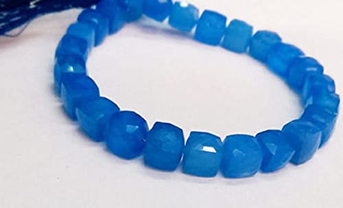 Chalcédoine bleue perles de quartz pour créer un bracelet bohème chic estival