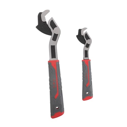 Housoutil 2Pcs Automatic Adjustment Spring Wrench for Versatile Pipeline Maintenance and Ratchet Replacement Durable Construction