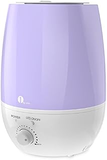 1byone Humidifier Ultrasonic Cool Mist for Home, Bedroom, Office - Whisper Quiet Humidifying