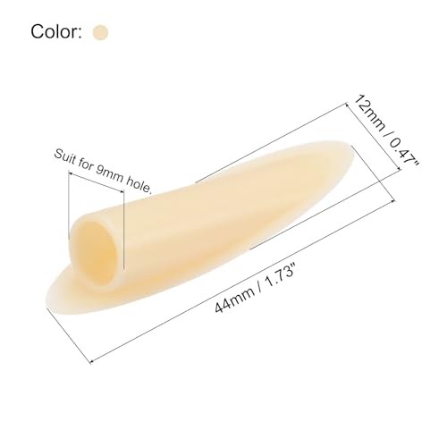 Image of MECCANIXITY 9mm Plastic Pocket Hole Plugs,Wood Plugs for Pocket Hole Jig Working Tool Accessories,Khaki Pack of 100