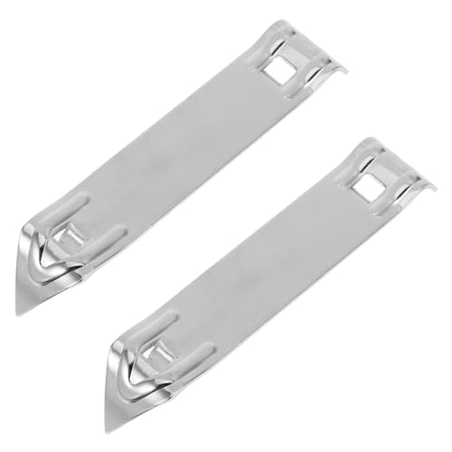 Cabilock 2 piezas Abridor de Botellas Acero Inoxidable Diseño Ergonómico Fácil Uso para Botellas de Cerveza y Líquidos Orales Resistente y Portátil para Hogar Clínicas y Bares