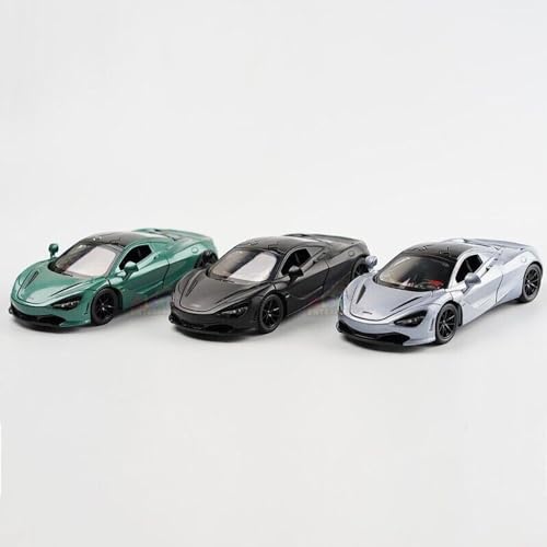 Image of Alokik Enterprise Diecast Model Car 1:32 For Mclaren 720S Sound And Light Pull Back Model Cars Alloy Model Display Adult Collection?Color As Per Stock?