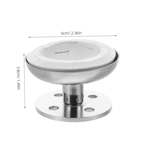 Pieds de meuble réglables acier inoxydable WOONEKY avec vis pour table et armoire x4