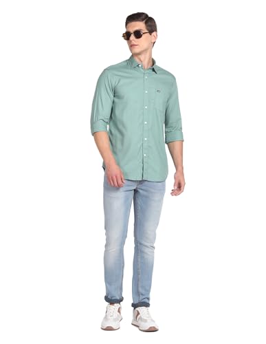 Image of Arrow Men's 100% Cotton Slim Fit Shirt