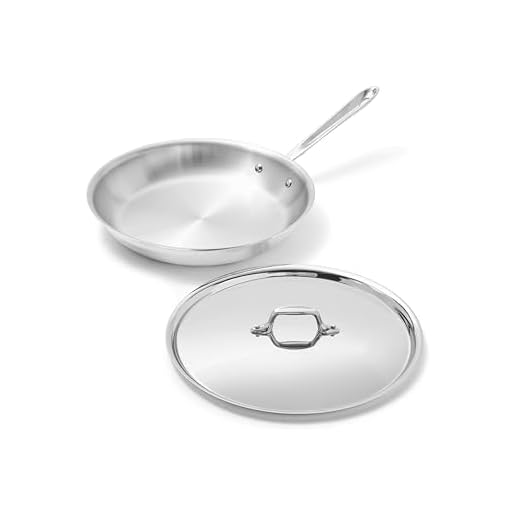 All-Clad D3 Stainless Steel 12-inch Frying Pan with Lid