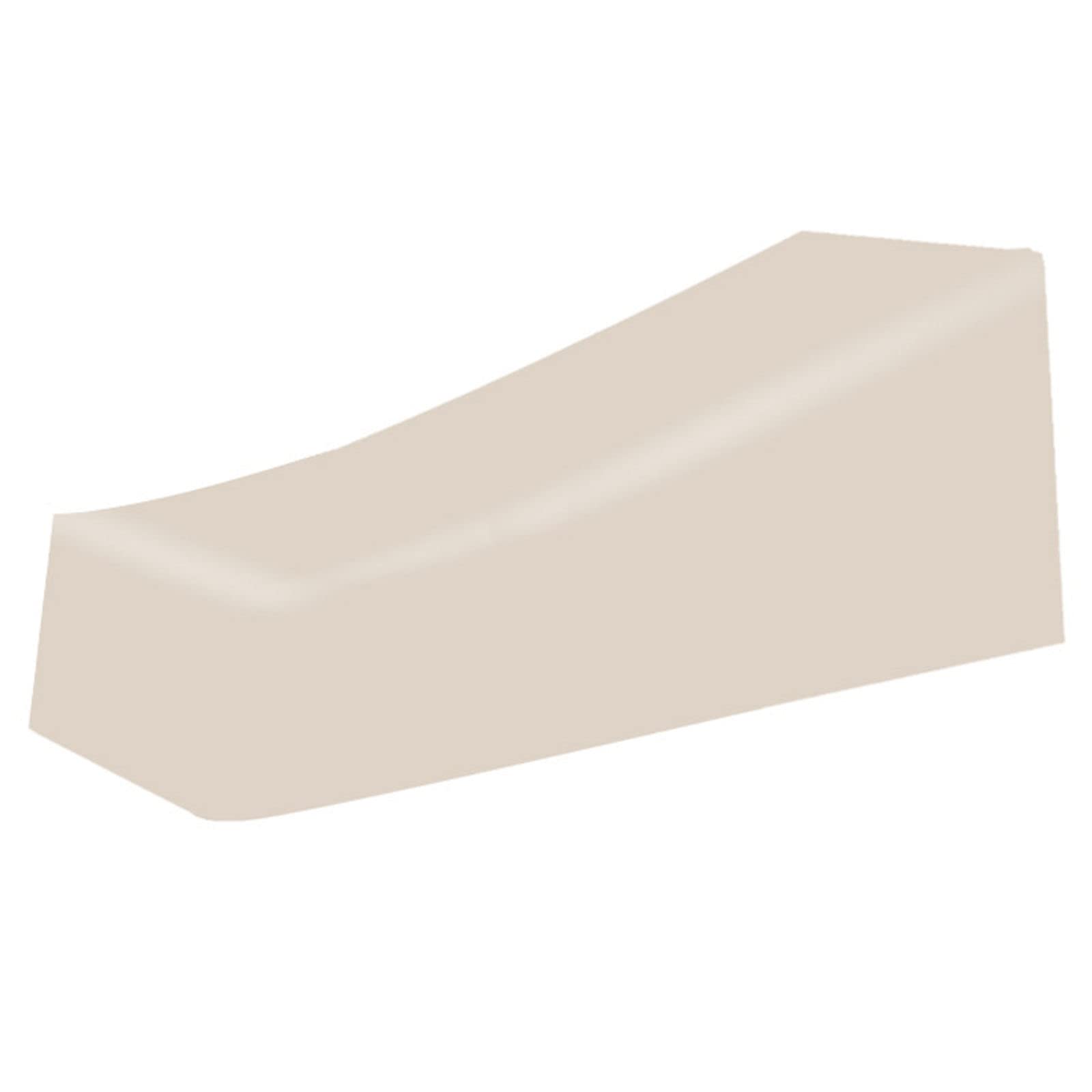 Funda Protectora para Tumbona, Resistente Cubierta Protectora para Tumbona Exterior Impermeable Funda para Tumbonas De Jardín Anti UV Funda Protectora para Tumbona De Jardín-Beige-200 x 70 x 40/68 CM