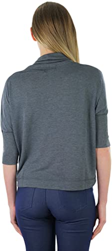 Image of ToBeInStyle Women's Classic Knit Fold Over Turtleneck Pullover