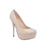 Andrés Machado – Pumps voor dames/meisjes – AM453 – in kunstleer met hak van 14,0 cm, plateauzool en ronde neus, hoge…
