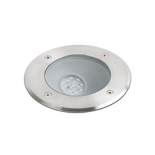 Lampe encastable asymétrique INOX FARO 70591 acier haute résistance