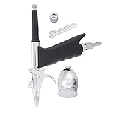 【MULTIUSOS】 La pistola rociadora de doble acción es adecuada para pintura en aerosol, pintura artística, pintura de modelos, reparación de cuero, publicidad, camisetas, uñas de belleza, tatuajes desechables, decoración de pasteles DIY, pintura DIY, etc.