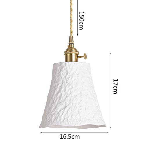 Pendentif céramique rétro farmhouse pour éclairage chaleureux