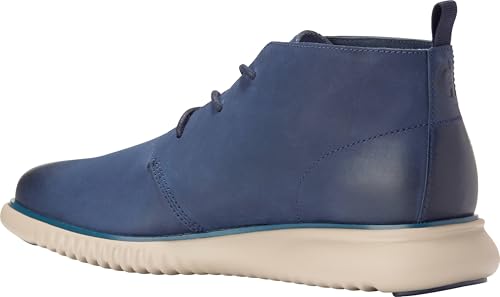 Cole Haan Cole Haan Men's 2.Zerogrand Chukka Boots, Midnight Moon Nubuck/Dark Blue/Oat, 11.5-M US