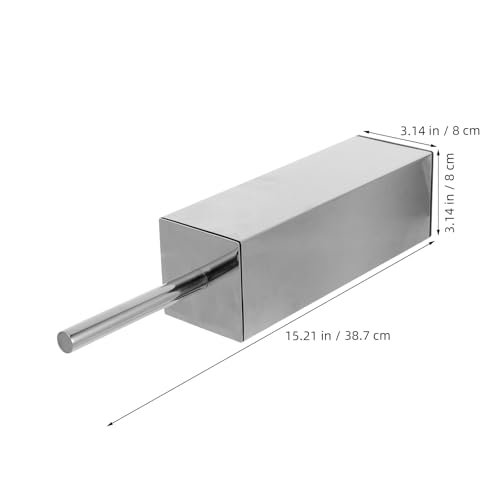 Brosse de toilette carrée autoportante manche long et tête remplaçable