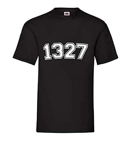 T-shirt noir homme XXXL 1327 : tee-shirt basique grand taille