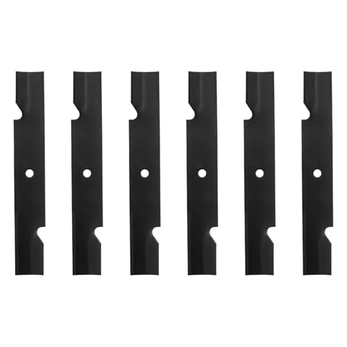 BCQNXX 482877 High Lift Blades Set Replaces Scag 48110 481706 482461 483316 Snapper 7075771 7075771BZYP Lesco 21871 50111 Hustler 601123 Compatible with CZT19480KWV CZT19481KWV 48 Deck (6PACK)