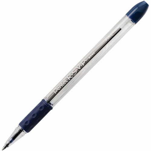 Bolígrafo R.S.V.P. fino color azul para oficina en caja de 12 unidades 3