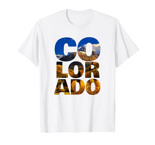 Colorado Rocky Mountains Aspen Tree Fall Colors T-Shirt