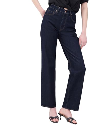 Image of Gap Women Relaxed Fit High Rise Lightly Washed Jeans