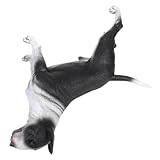 Figura de bull terrier: perfecta para decoración , jardín en miniatura, maceta o escritorio, etc., figuras de animales de simulación