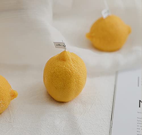 Bougie décorative citron jaune comme idée cadeau d'anniversaire - 6