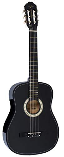 Violão Vogga Preto Vca104n Bk Encordoamento De Nylon e Capa
