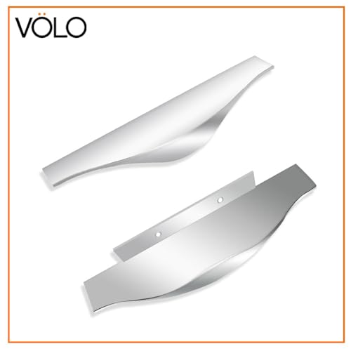 Image of VOLO 6 Inch Aluminium Kitchen Profile Handle - Sleek and Durable Handle for Modern Kitchen Drawers, Cabinets, and Furniture Pulls (128mm) (2, Satin)