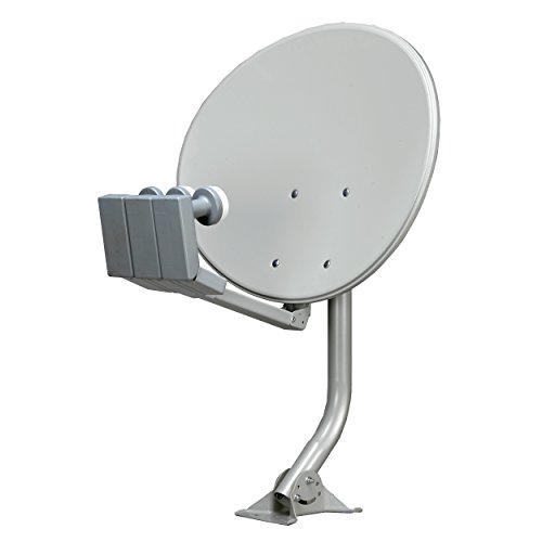DigiWave 24 inch Elliptical Satellite Dish, Gray (DWDRU46E)