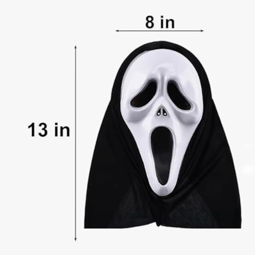 Scary Halloween Mask for Adults, Full-Head Mask for Halloween Party - image 6