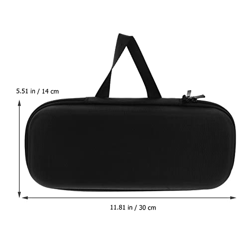 Generic Wireless Microphone Case: Hard Eva Case For Handheld Microphone Single Mic Bag Microphone Hard Carrying Travel Case, Black, 30X14X8Cm #TOP1