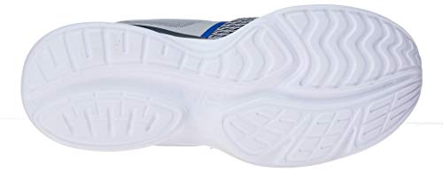 Fila, Racer Move, Tênis, Feminino, Prata/Rosa Flúor/Azul, 34
