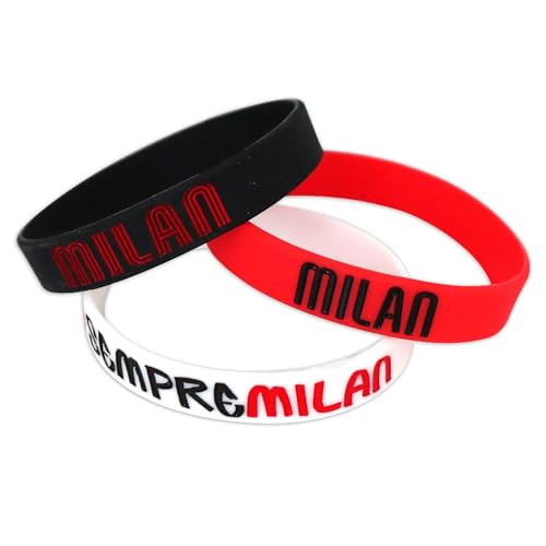 Modello: MI1315 Tris bracciali in silicone compatibile con Milan
