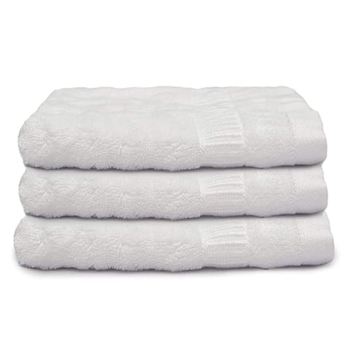 Mush Bamboo-derived Rayon Face Towel (Set of 3, White)