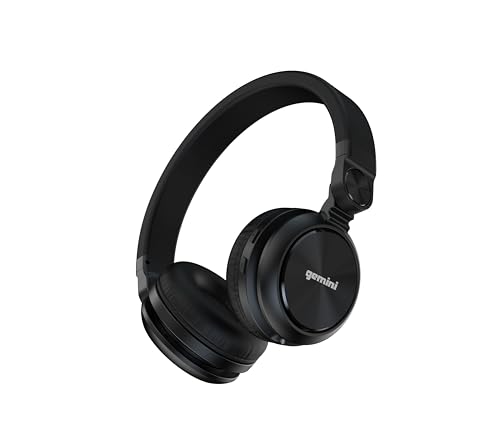 Image of Gemini Wireless Over-Ear Headphones, 54-Hr Battery, ENC Mic (GBTX-200) | Up to 54-hr total battery, 10-min quick charge - ENC clear-call mic - foldable on-ear, 40mm drivers