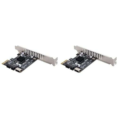Tlfapf 2X VL805�}�U�[�{�[�h�A�_�v�^�A5Gbps�^�C�vE�AUSB 3.1�t�����g�p�l�����X�����USB2.0-PCI-E 1X Express�J�[�h