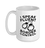 Customs Inspection - Immigration Control Customs Officer Ceramic Mug, White, 15oz