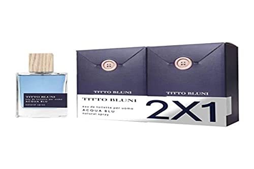 Titto Bluni Perfume Titto Bluni Colonia 75 Vapo (2X1) Acqua Blu W-6-1 unidad