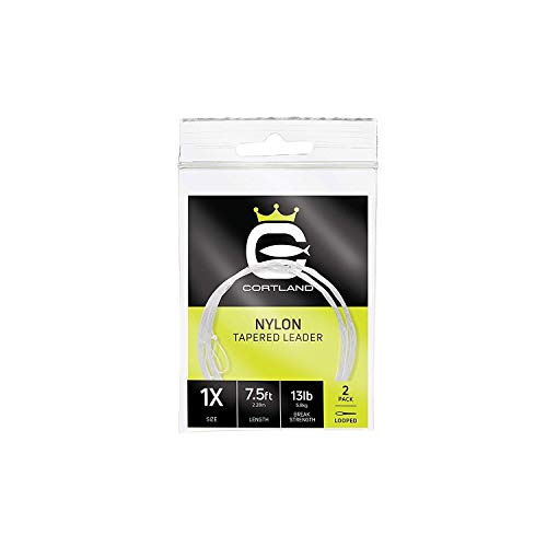 Cortland Nylon Tapered Leaders (7.5Ft / 5X - 5.4Lb) #TOP12