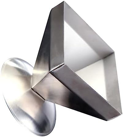 Zerodeko 1pc Pagoda Meat Mold Saladitas Crackers Kitchen Gadget Kitchen Supplies Bling Decor Metal Cooking Mold Japanese Tools Pyramid Rice Molds Biscuit Making Tools Stainless Steel Round