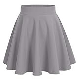Bridesmay A-Linie Mini/Midi Rock ist perfekt als Damen sommer Rock, kurz Faltenrock, Skaterrock, Karierterrock, vielseitige Informell Basic Rock, hohe Taile Rock, Glockrenrock, Karneval Kostüm, Harry Potter/Mickey Maus Cosplay, Gothic Rock, Cheerleader Rock, Tanzenkleid, Reifrock, 20er/1950er vintage Rock, retro rockabilly mini Rock.