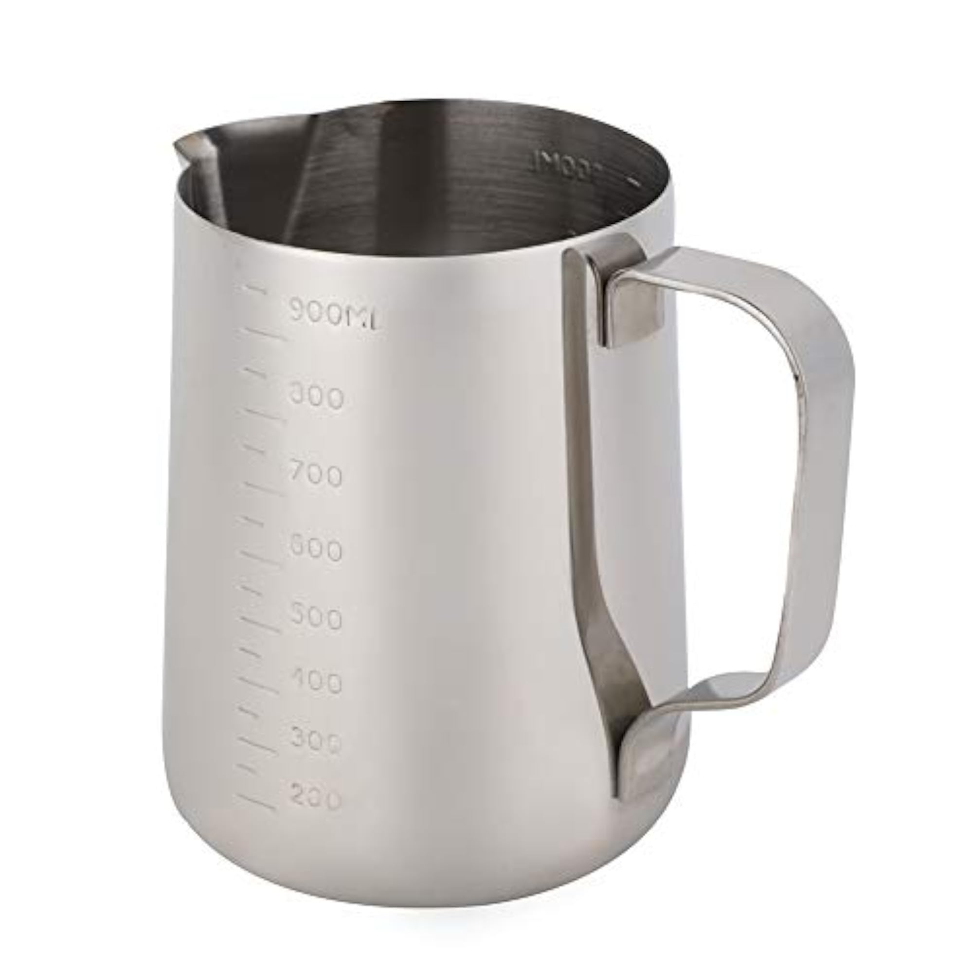 Stainless Steel Coffee Pitcher for Frothing and Measuring