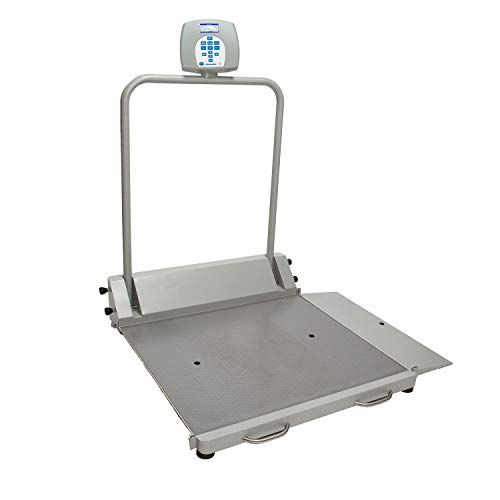 Health O Meter 2600Kl Digital Wheelchair Ramp Scale With Folding Ramp, Capacity 1000 Lbs, Resolution 0.2 Lb, 32-1/4" X 36" Platform, 32¼" Width X 9 7/8" Depth Ramp #TOP23