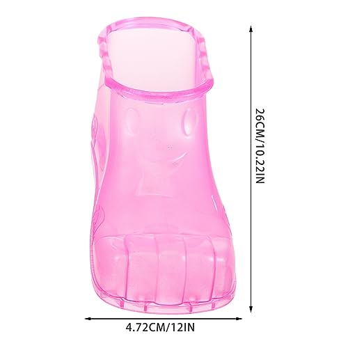 Zapatos para baño de pies Lurrose plástico durable miniatura 6