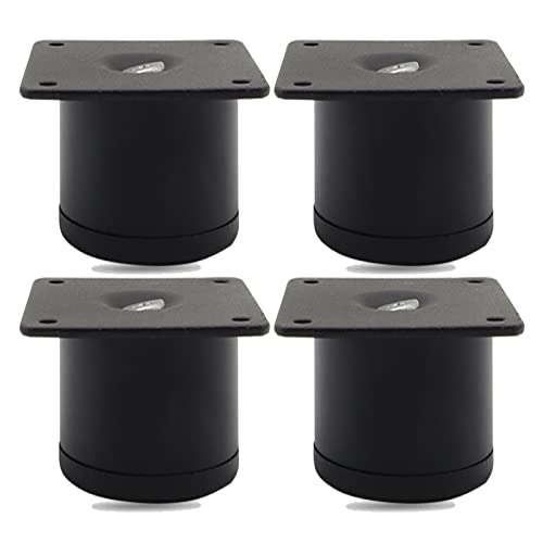 Pieds de meubles en acier inoxydable Feng Shui : pieds de rechange 50 mm avec vis
