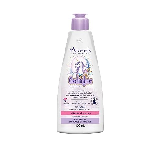 Ativador de Cachos Arvensis Cachinhos Naturais Cabelos Ondulados e Cacheados - 300ml