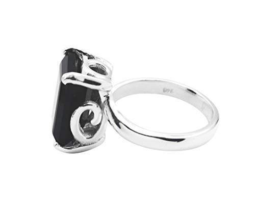 Bague onyx noir en argent sterling le cadeau idéal pour marquer les esprits