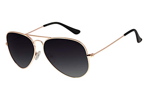Óculos de Sol Unissex CHILLI BEANS Aviador Rosê Polarizado, OCMT2514 2095, Único