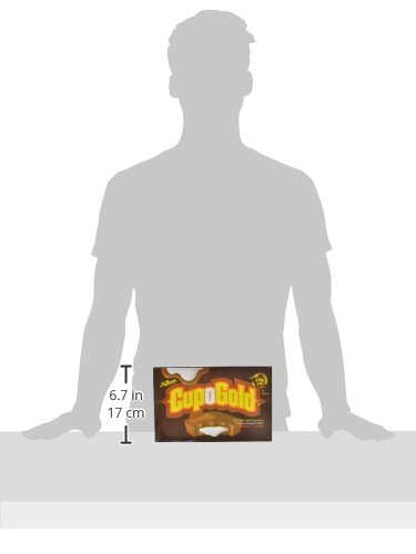 Adams & Brooks Cup-o-Gold Candy - Almonds & Coconut Covered in Milk Chocolate, Kosher Candy - 1.25 Oz Box, Pack of 24