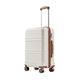 Matériau ABS+PC robuste: Coque rigide de haute qualité, stable, résistante aux rayures et durable. Protège efficacement vos effets lors des voyages.