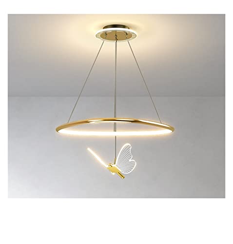 Lustre LED moderne plaqué or pour illuminer votre salle à manger avec élégance